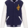 Cleveland Cavaliers Navy and White Varsity Jacket