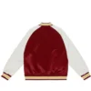 Cleveland Cavaliers Prime Time Burgundy Satin Jacket Back
