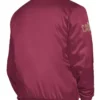 Cleveland Cavaliers Stitch Applique Wine Jacket Back