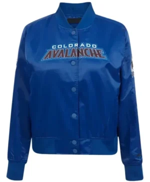 Colorado Avalanche Classic Blue Satin Jacket