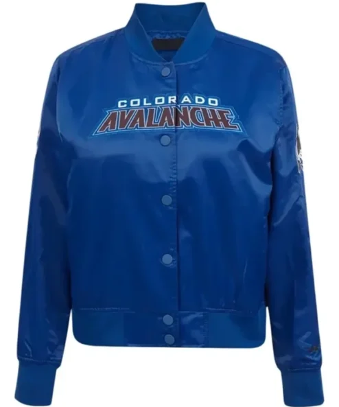 Colorado Avalanche Classic Blue Satin Jacket