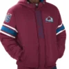 Colorado Avalanche Hooded Red Jacket
