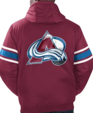 Colorado Avalanche Red Hooded Jacket