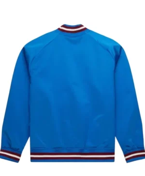 Colorado Avalanche Satin Blue Bomber Jacket