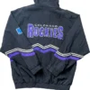 Colorado Rockies Black Vintage Zipper Jacket Back