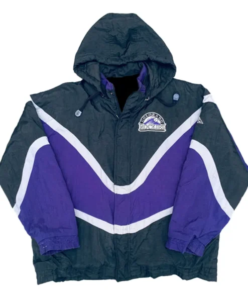 Colorado Rockies Vintage Zipper Starter Jacket