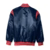 Columbus Blue Jackets Satin Full Snap Bomber Jacket