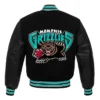 Concepcion Memphis Grizzlies Black Wool Varsity Jacket Back