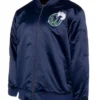 Dallas Mavericks Navy Blue Full Zip Bomber Jacket