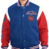 Detroit Pistons Red and Blue Championship Varsity Jacket