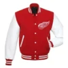 Detroit Red Wings Letterman Varsity Wool Full Snap Jacket