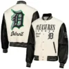 Detroit Tigers Logo Pleasures Black And White Jacket