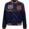 Detroit Tigers Retro Navy Blue Logo Jacket