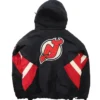 Devils Black Vintage Pullover Hooded Jacket For Sale