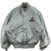 Diamondbacks Grey Satin Varsity Jacket