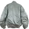 Diamondbacks Grey Satin Varsity Jacket Back