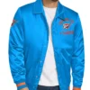 Efren Kirlin Oklahoma City Thunder Blue Satin Varsity Jacket