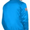 Efren Kirlin Oklahoma City Thunder Blue Satin Varsity Jacket Back