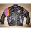 Elvie Hane Phoenix Suns Vintage Leather Zip Jacket