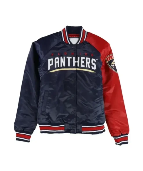 Florida Panthers Hometown Blue And Red Varsity Jacket