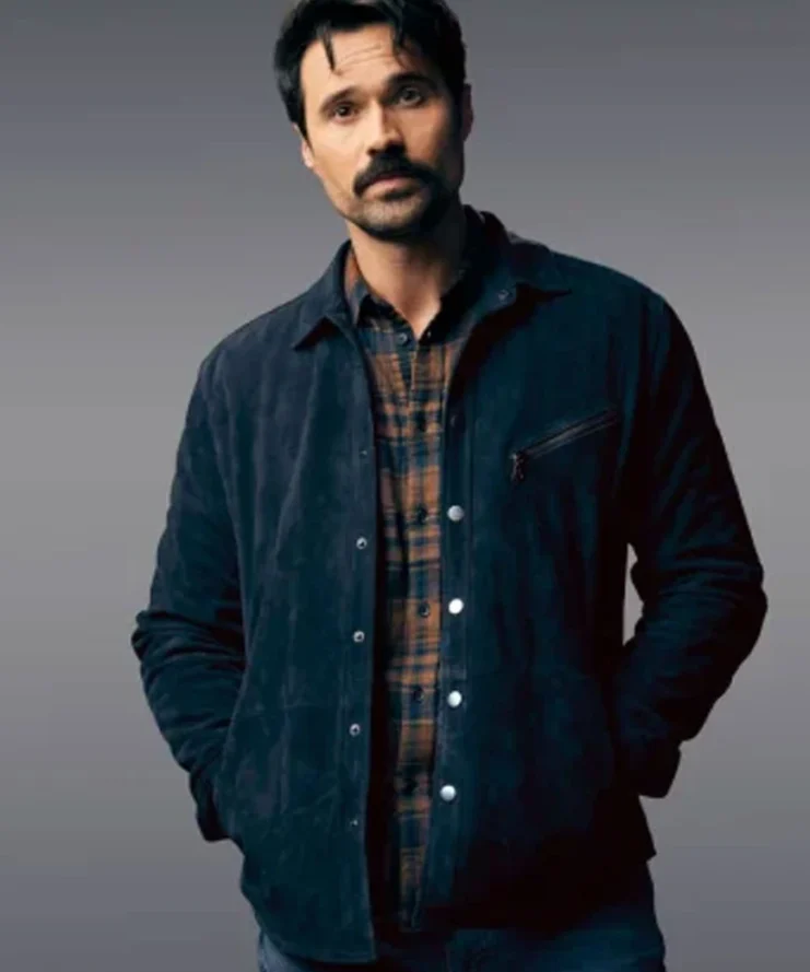 Found S01 Brett Dalton Black Suede Jacket