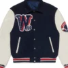 Frankie Washington Wizards Wool Full Snap Varsity Jacket