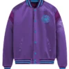 Garrick Charlotte FC Purple Full Snap Varsity Jacket