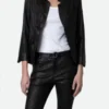 General Hospital Maxie Jones Black Leather Jacket For Sale