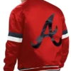 Get Now Atlanta Braves Red Bomber Full Snap Starter Jacket For Sale
