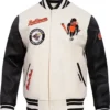 Get Now Baltimore Orioles Black And White Bomber Varsity Jacket For Sale