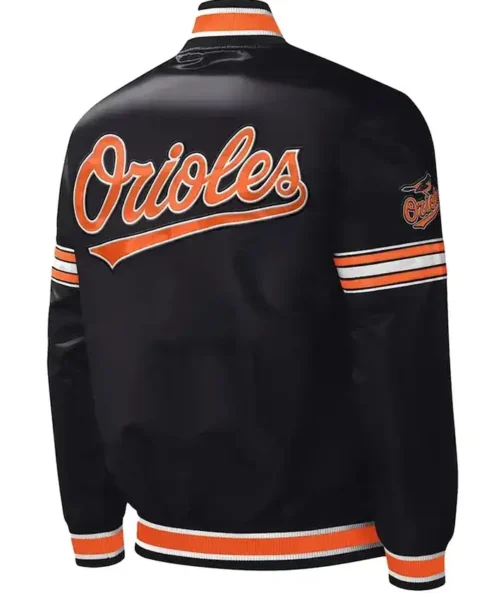 Get Now Baltimore Orioles Full-Snap Black And White Letterman Jacket For Sale