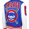 Get Now Chicago Cubs Letterman Blue Wool Varsity Jacket For Sale