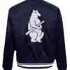 Get Now Chicago Cubs Navy Blue Full Snap Varsity Jacket For Unisex