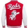Get Now Cincinnati Reds Red And White Wool Varsity Jacket For Sale