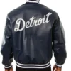 Get Now Detroit Tigers Full Black Leather Jacket For Sale