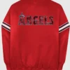 Get Now Los Angeles Angels Bomber Starter Red Jacket For Sale