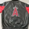 Get Now Los Angeles Angels Classic Vintage Bomber Leather Jacket For Sale