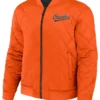 Get Now MLB Baltimore Orioles Darius Rucker Black and Orange Bomber Jacket For Sale