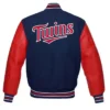 Get Now Minnesota Twins Varsity Red And Blue Wool Jacket For Men And Women
