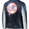 Get Now New York Yankees Satin Navy Blue Jacket For Unisex