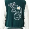 Get Now Oakland Athletics Green and White Heritage Baseball Jacket For Sale