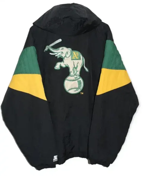 Get Now Oakland Athletics Rare Starter Pullover Jacket For Sale