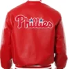 Get Now Philadelphia Phillies Red Varsity Leather Jacket For Sale