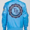 Get Now Tampa Bay Rays Satin Sky Blue Jacket For Unisex