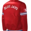 Get Now Toronto Blue Jays Red Starter Slider Varsity Jacket For Unisex