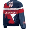 Get Now Washington Nationals Champions Nationals Leather Jacket For Sale
