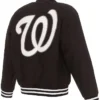 Get Now Washington Nationals Classic Brown Wool Varsity Jacket For Men And Women