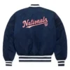 Get Now Washington Nationals Navy Blue Ma-1 Varsity Jacket For Sale