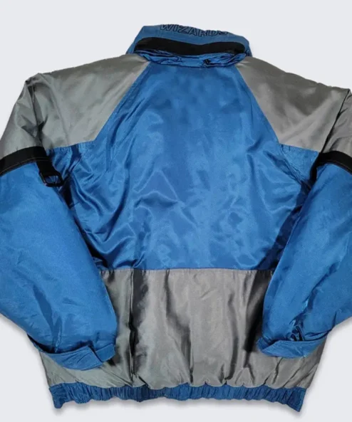 Gibson Washington Wizards Vintage Blue Pullover Jacket Back
