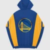 Golden State Warriors Blue Starter Pullover Jacket Back